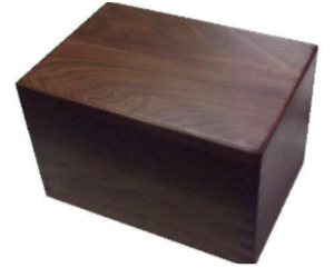 Handcrafted Rectangular Wooden Urns